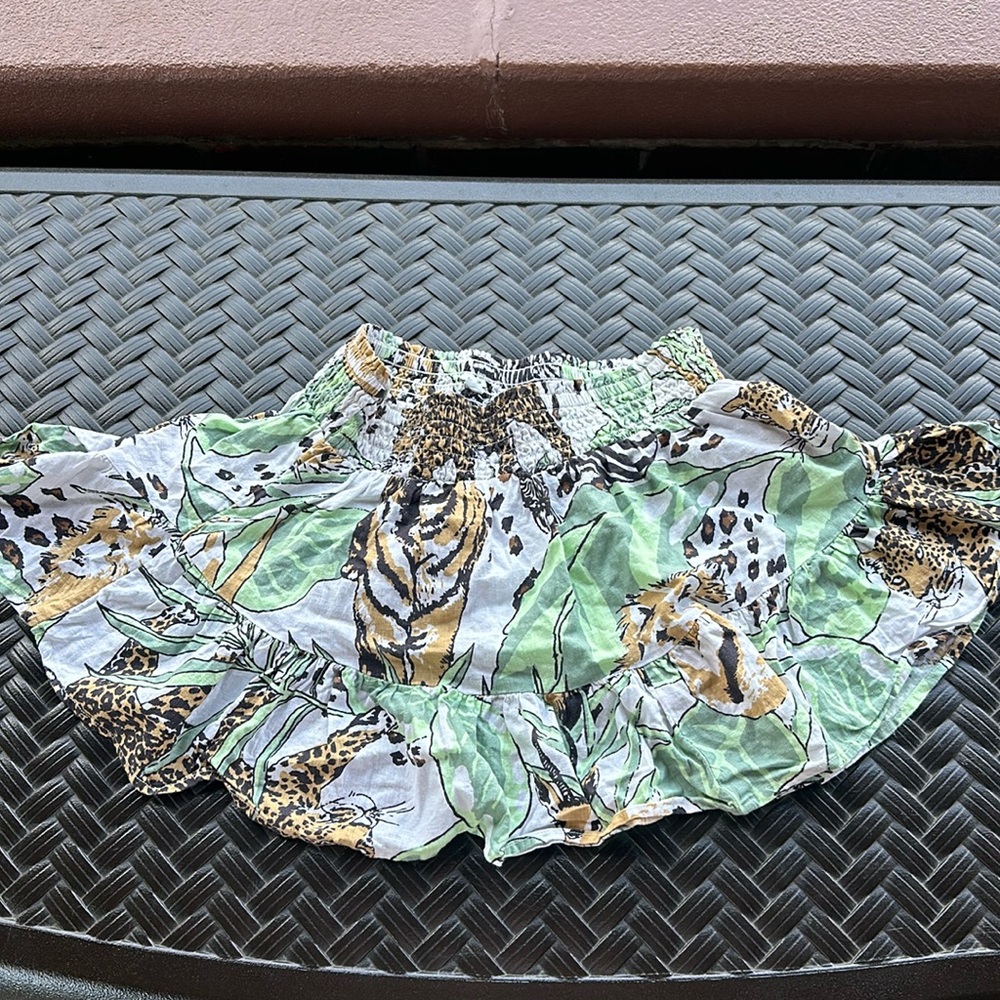 Aerie jungle print skirt